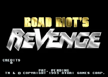 Road Riot's Revenge (prototype) screen shot title